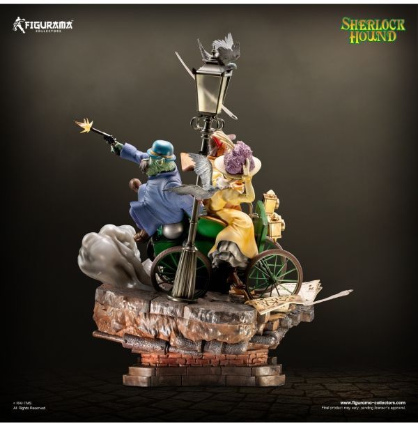 【預購】正版授權 石油廠Figurama 《妙犬神探/名偵探福爾摩斯》夏洛克、華生和哈德遜夫人 1/8雕像