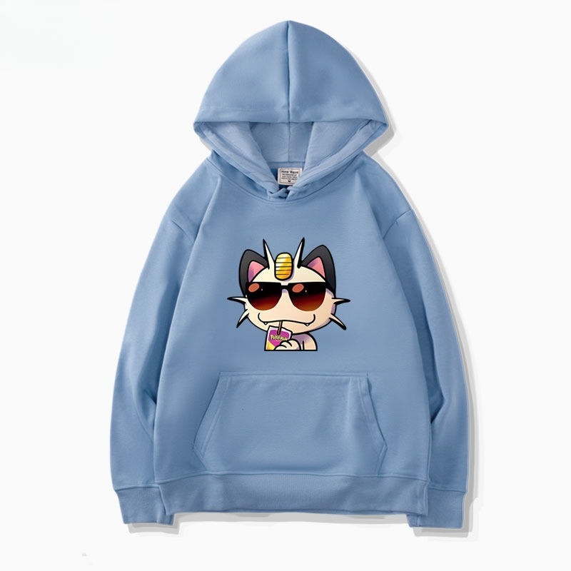 寶可夢火箭隊 聯名衛衣新款 親子情侶裝連帽衛衣