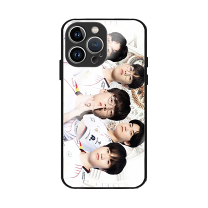 Faker五冠王新款高清全包防摔玻璃殼