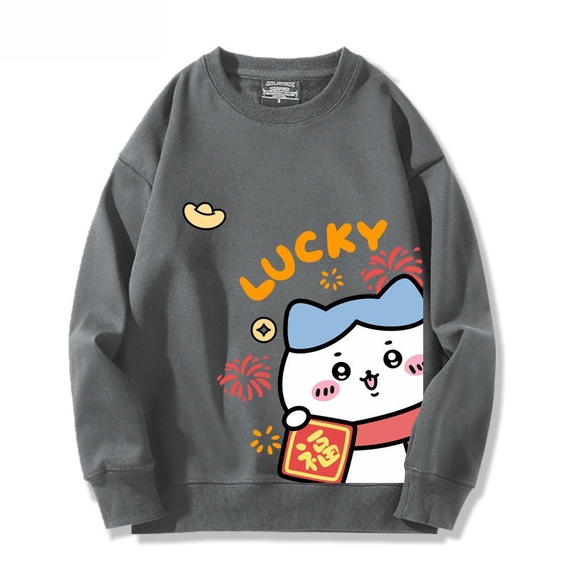 Chiikawa 聯名親子情侶裝 圓領長袖