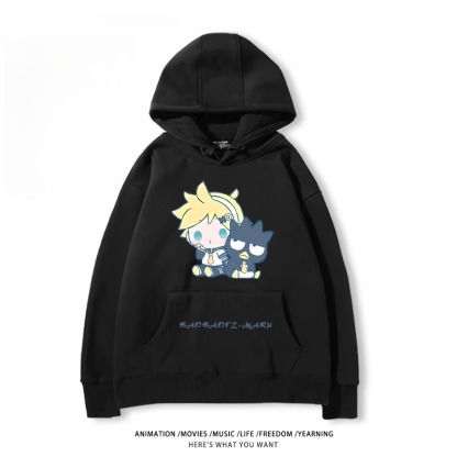 初音未來X三麗鷗新款 親子情侶男女款連帽衛衣