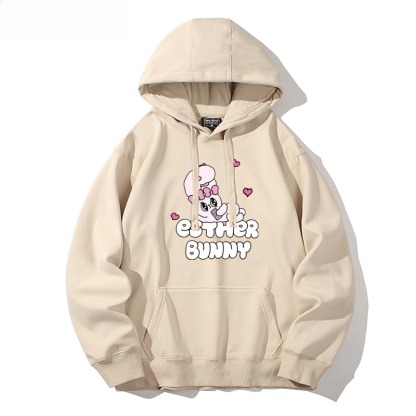 艾丝樂小兔 親子情侶男女連帽衛衣