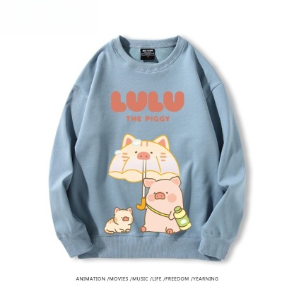 LuLu豬 聯名親子情侶裝 圓領長袖