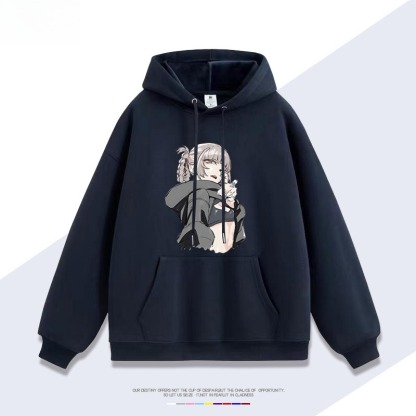 徹夜之歌七草薺 親子情侶男女連帽衛衣