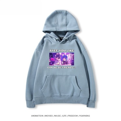 永遠是深夜有多好新款 親子情侶男女連帽衛衣