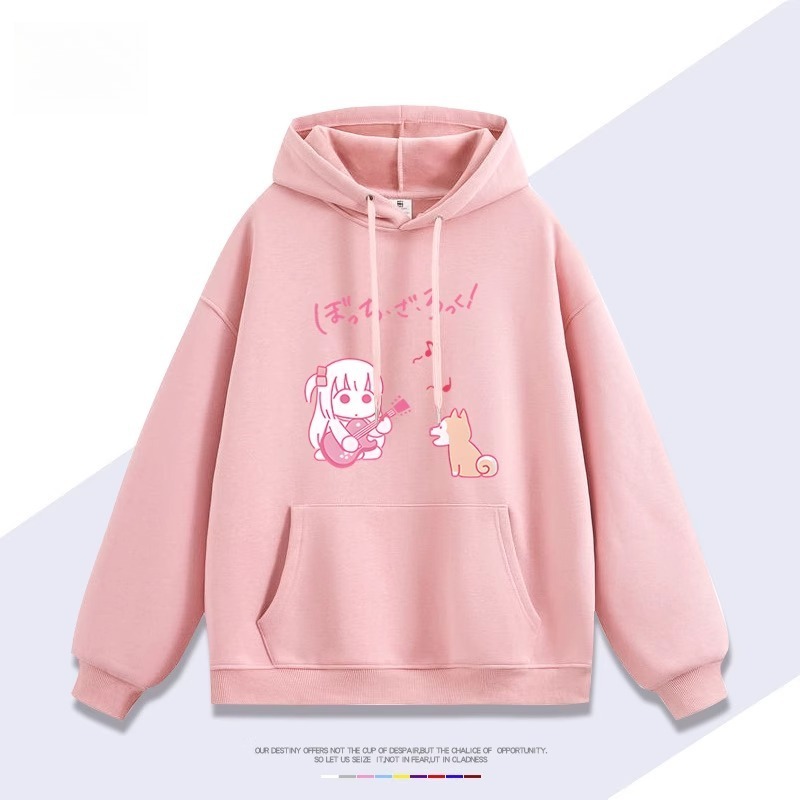 孤獨搖滾 聯名衛衣2025秋冬新款親子情侶裝連帽衛衣