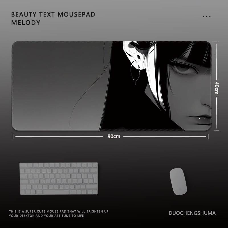 鏈鋸人電競超大遊戲加厚防滑鼠標墊