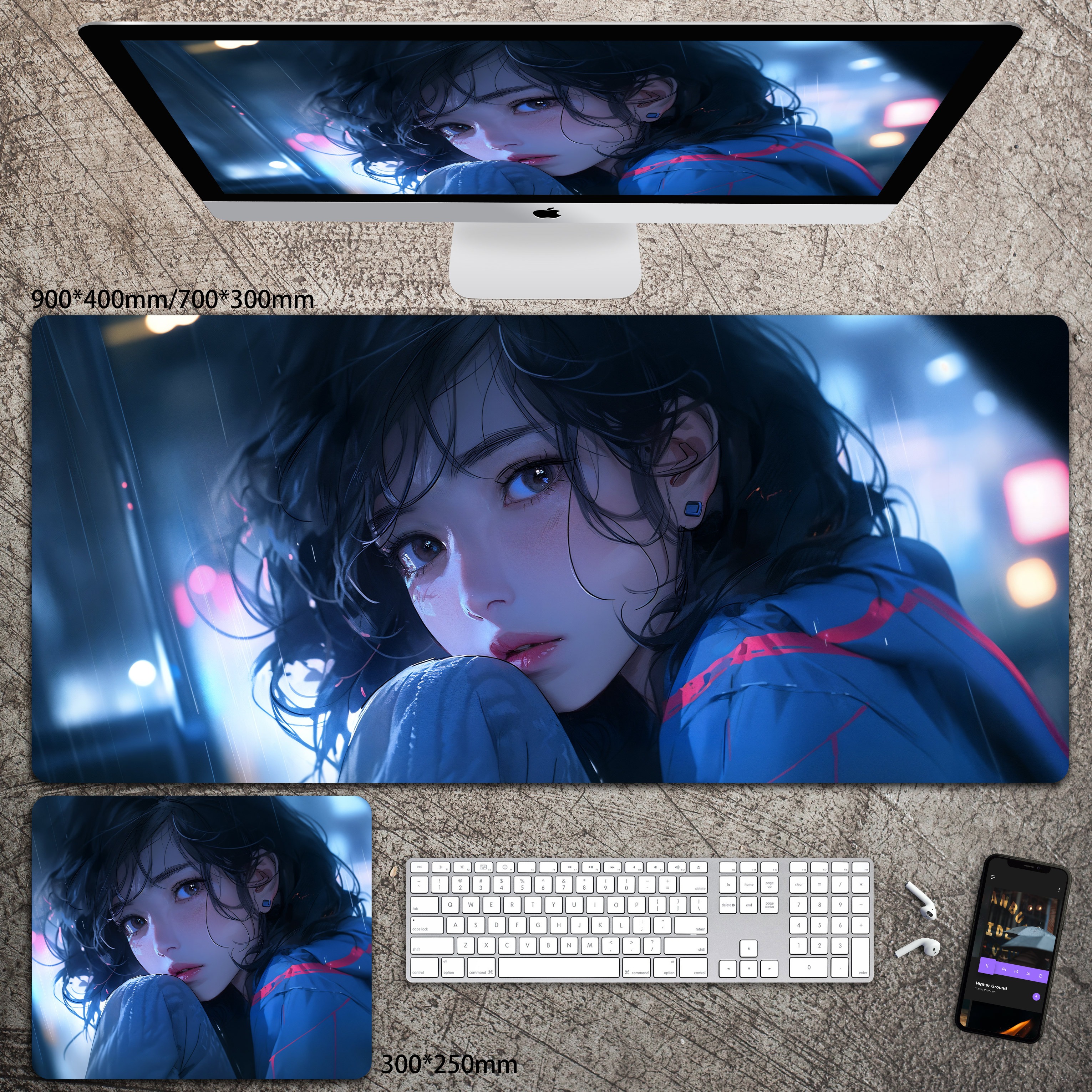 動漫系列 主題桌墊 布質滑鼠墊