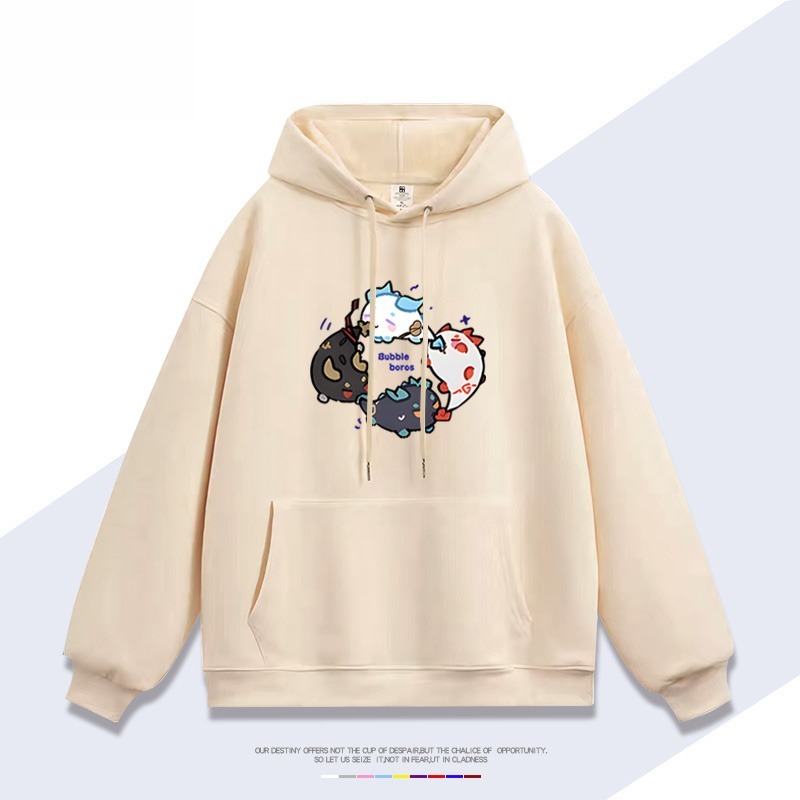 明日方舟龍泡泡新款 親子情侶男女連帽衛衣