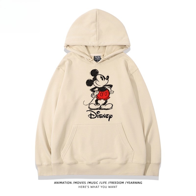 米老鼠米奇米妮 聯名衛衣2025秋冬新款親子情侶裝連帽衛衣