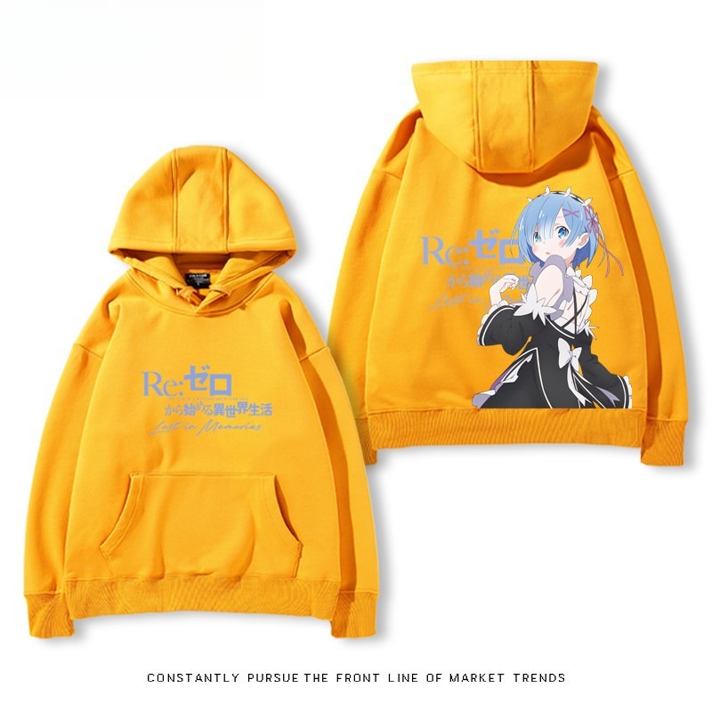 從零開始的異世界 親子情侶男女連帽衛衣