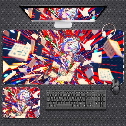 米山舞插畫主題桌墊 布質滑鼠墊
