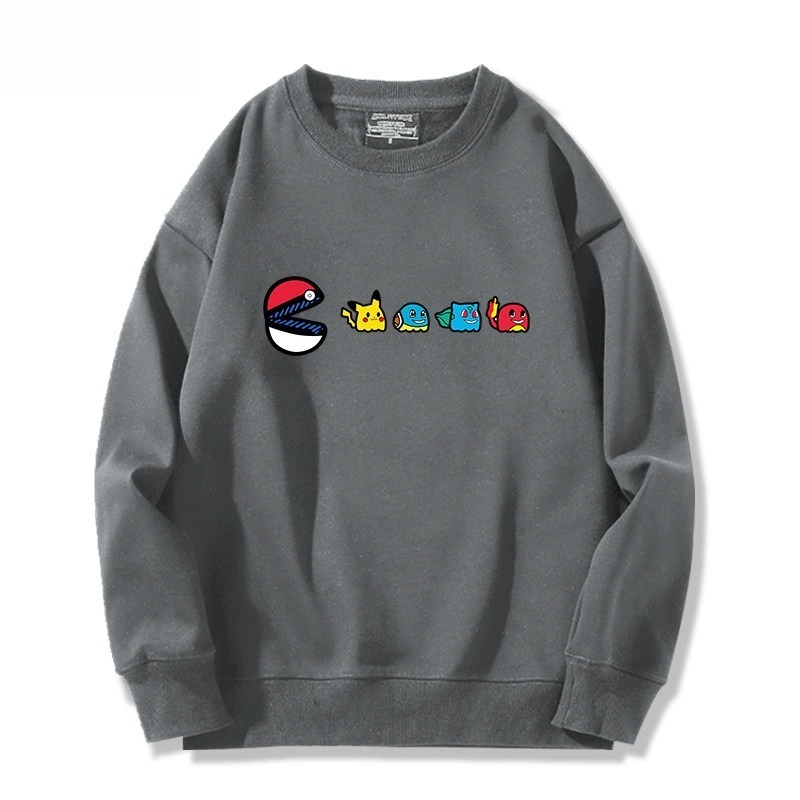 精靈寶可夢星之卡比 聯名親子情侶裝 圓領長袖