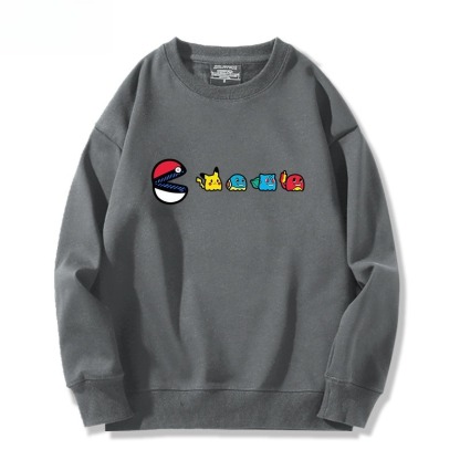 精靈寶可夢星之卡比 聯名親子情侶裝 圓領長袖