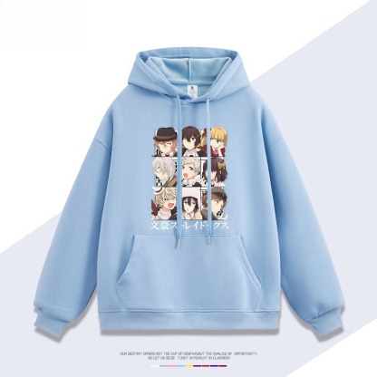 文豪野犬新款 親子情侶男女連帽衛衣