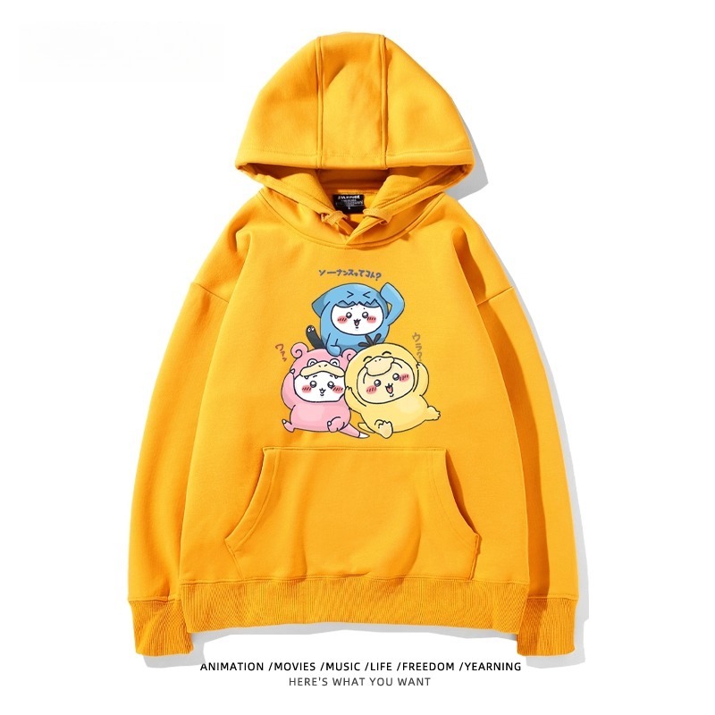 chiikawa X 寶可夢系列 聯名衛衣2025秋冬新款 親子情侶裝連帽衛衣