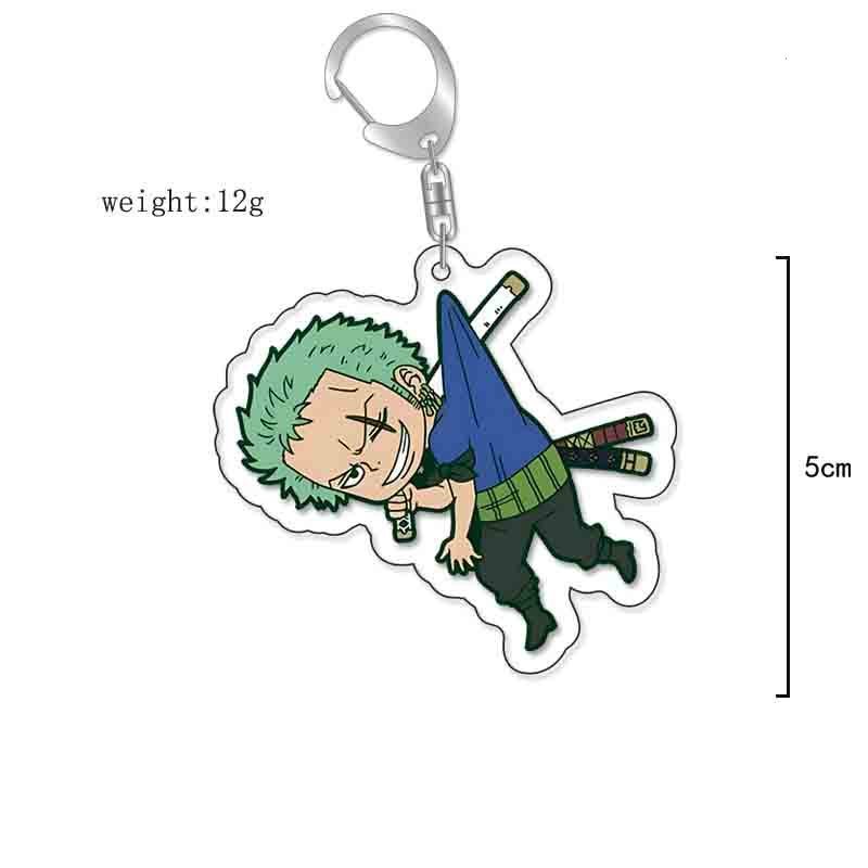 航海王草帽團路飛索隆喬巴羅賓亞力克鑰匙扣 掛飾【單買三件起送】