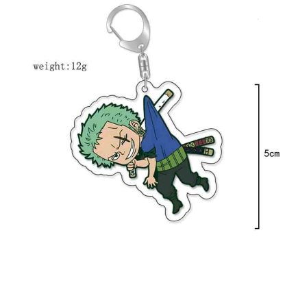 航海王草帽團路飛索隆喬巴羅賓亞力克鑰匙扣 掛飾【單買三件起送】