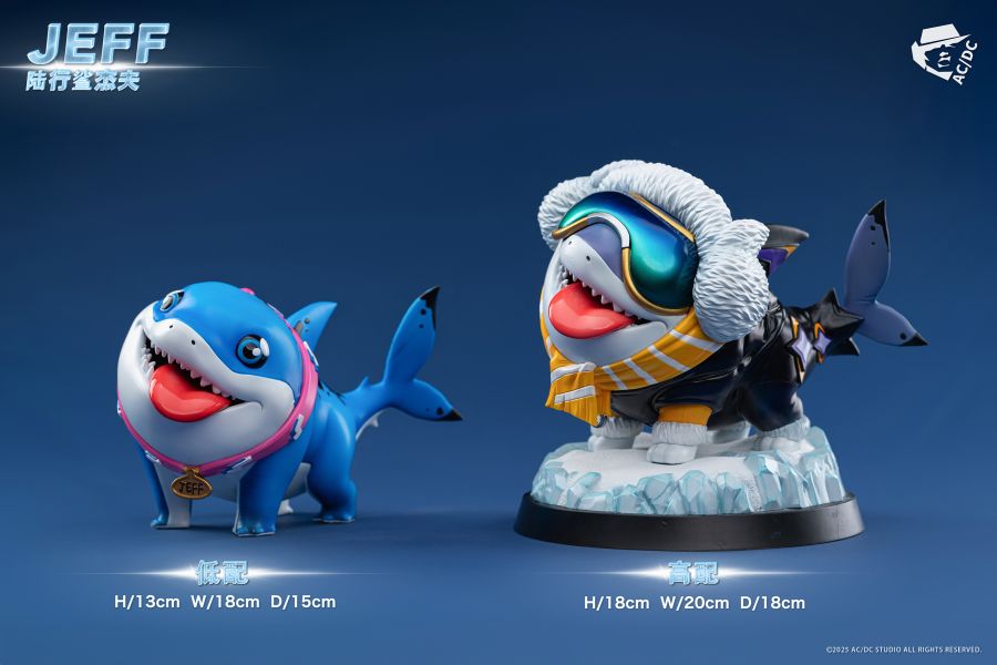 【預購】AC/DC Studio 第四彈 鯊魚Jeff 雕像