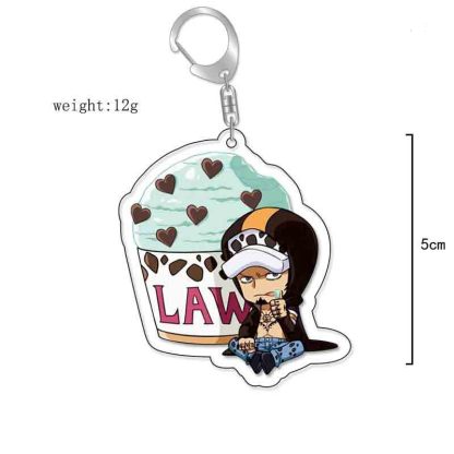 航海王草帽路飛索隆喬巴羅賓亞力克鑰匙扣掛飾【單買三件起送】