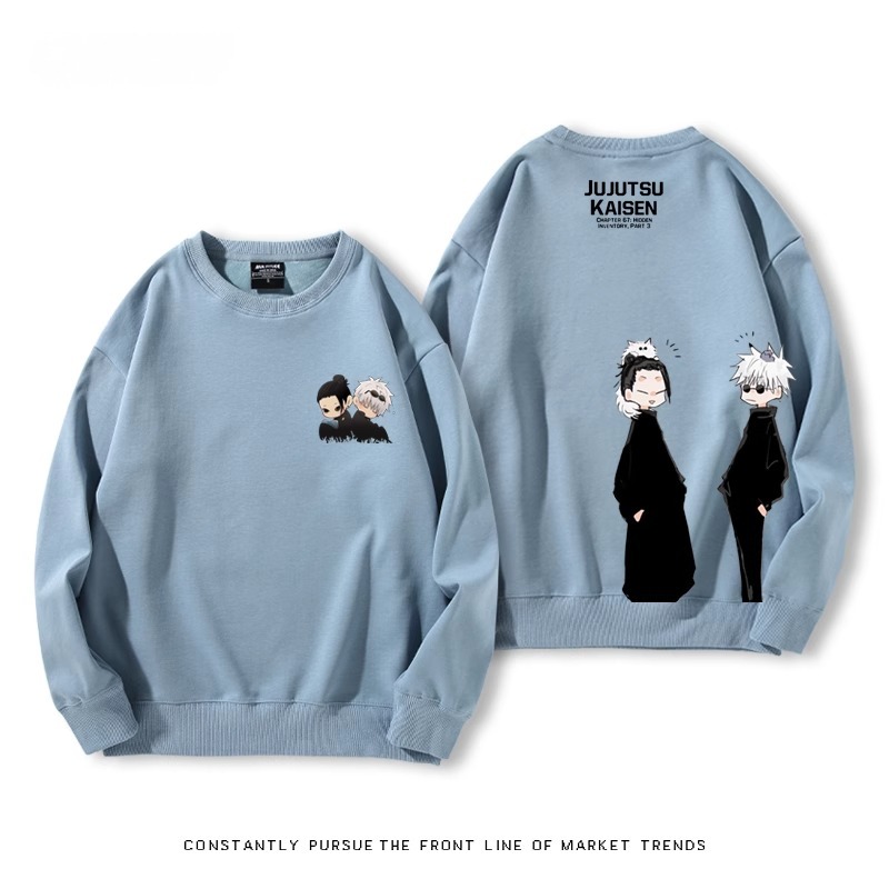 【預售2.25號發貨】鏈鋸人聯名衛衣2024秋冬新款親子情侶裝薄絨款連帽衛衣