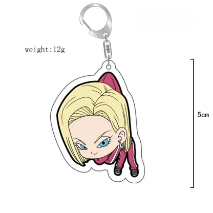 七龍珠孫悟空悟飯超級賽亞人魔笛貝吉塔18號比魯斯亞克力鑰匙扣 掛飾【單買三件起送】