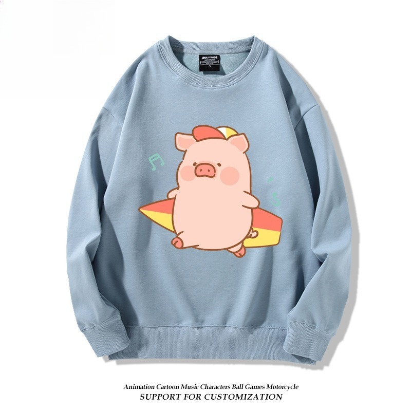 LuLu豬 聯名親子情侶裝 圓領長袖