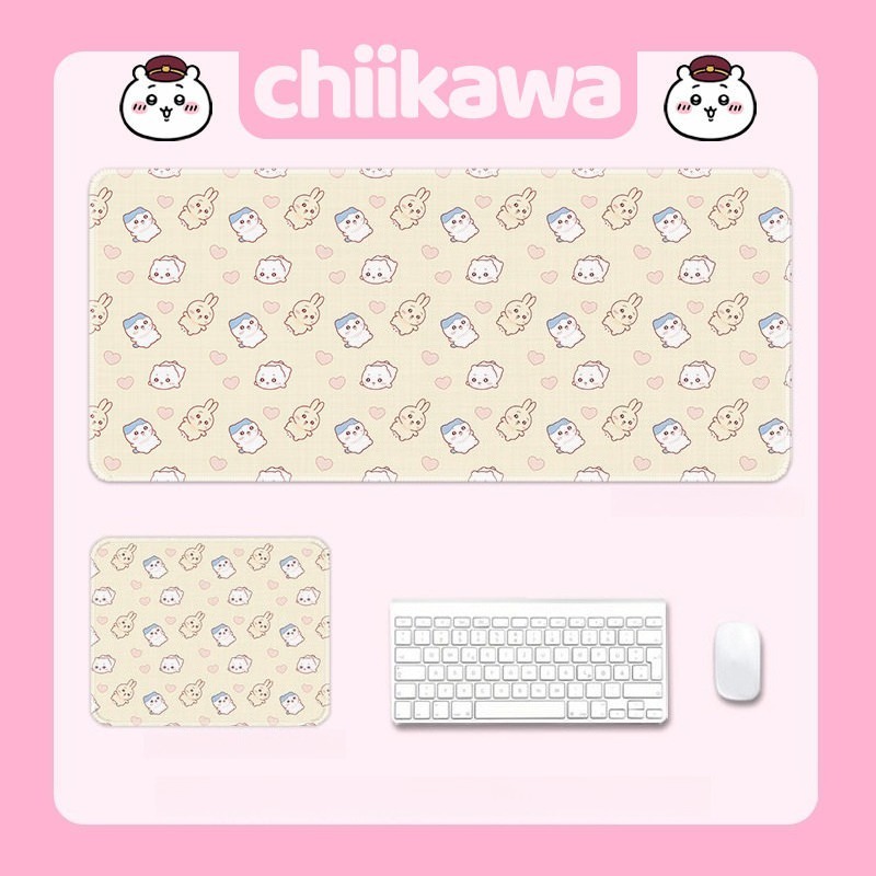 Chiikawa吉伊卡哇 主題桌墊 布質滑鼠墊