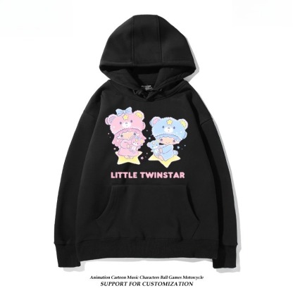 雙子星little twinstars新款 親子情侶男女連帽衛衣