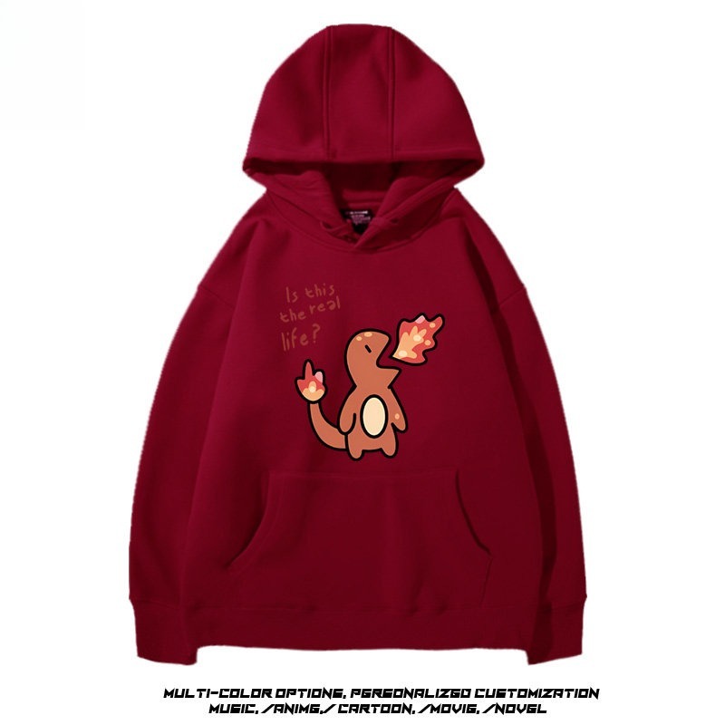 精靈寶可夢 聯名衛衣新款 親子情侶裝連帽衛衣