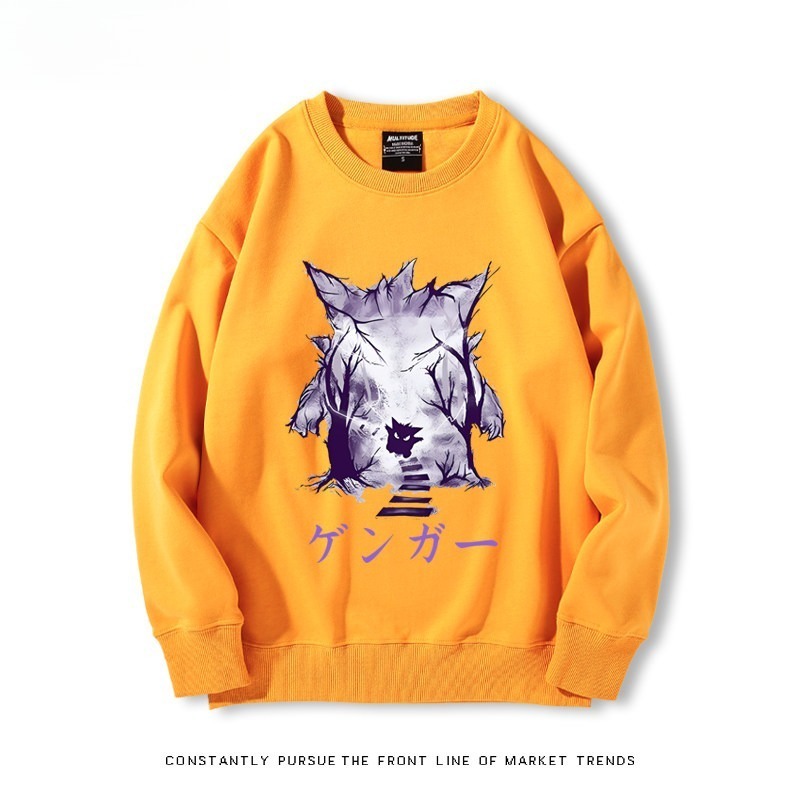 寶可夢耿鬼 聯名親子情侶裝 圓領長袖