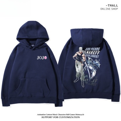 JOJO的奇妙冒險 親子情侶男女連帽衛衣
