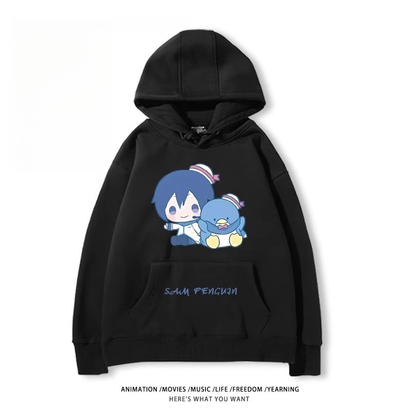 初音未來X三麗鷗新款 親子情侶男女款連帽衛衣