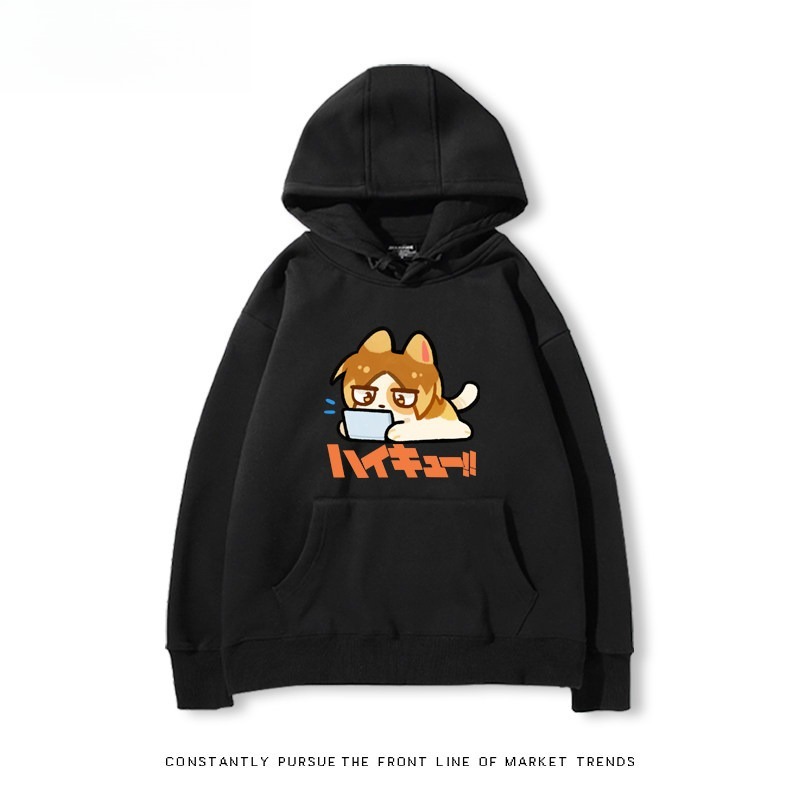 排球少年 聯名衛衣2026秋冬新款 親子情侶連帽衛衣