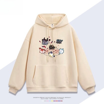 明日方舟龍泡泡新款 親子情侶男女連帽衛衣