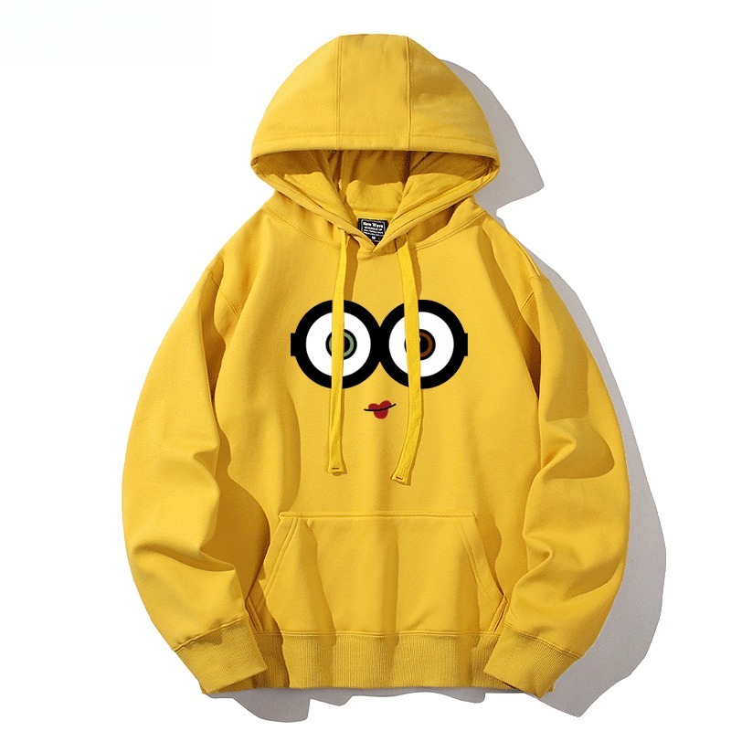 神偷奶爸小黃人新款 親子情侶男女連帽衛衣