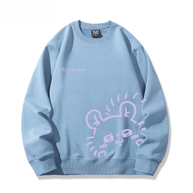 Chiikawa 聯名親子情侶裝 圓領長袖