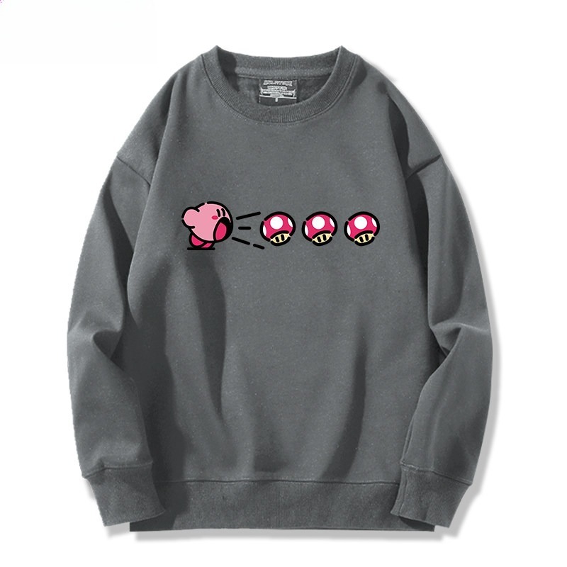 精靈寶可夢星之卡比 聯名親子情侶裝 圓領長袖