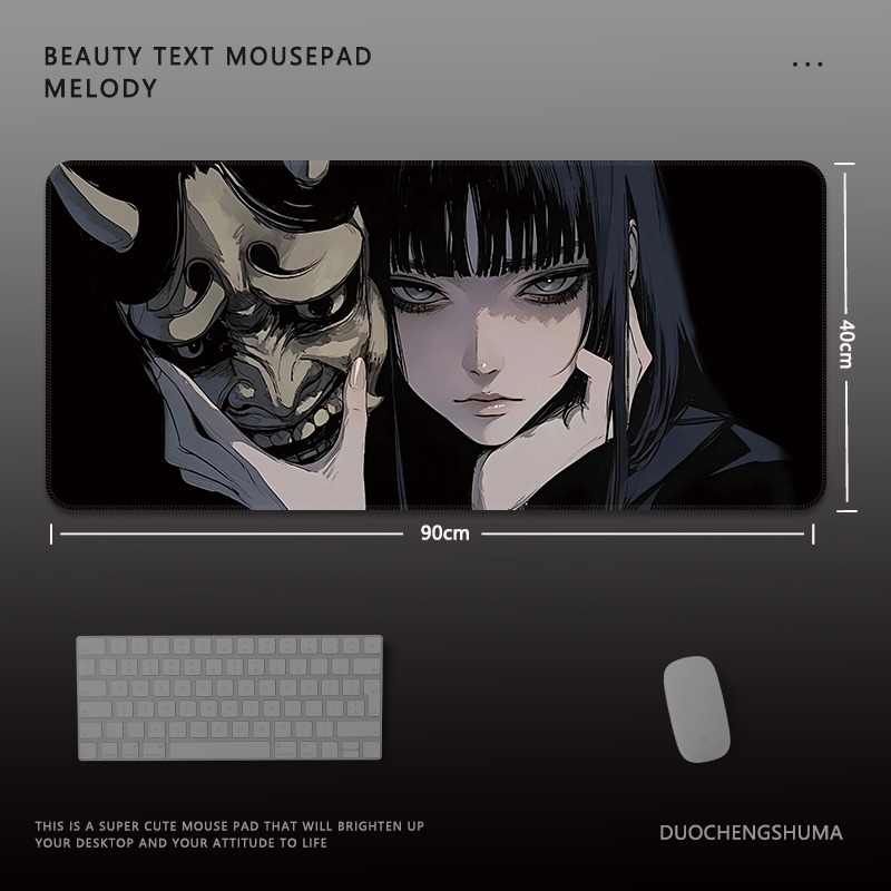 鏈鋸人電競超大遊戲加厚防滑鼠標墊