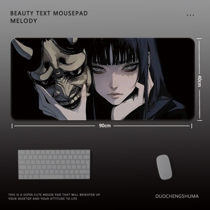 鏈鋸人電競超大遊戲加厚防滑鼠標墊