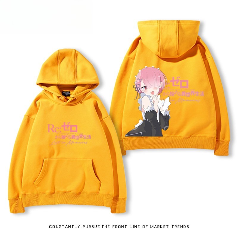 從零開始的異世界 親子情侶男女連帽衛衣
