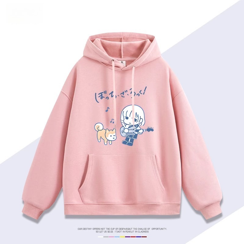 孤獨搖滾 聯名衛衣2025秋冬新款親子情侶裝連帽衛衣