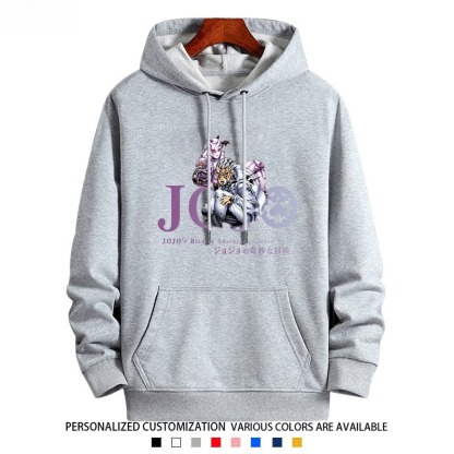 JOJO的奇妙冒險衛衣新款 親子情侶裝連帽衛衣