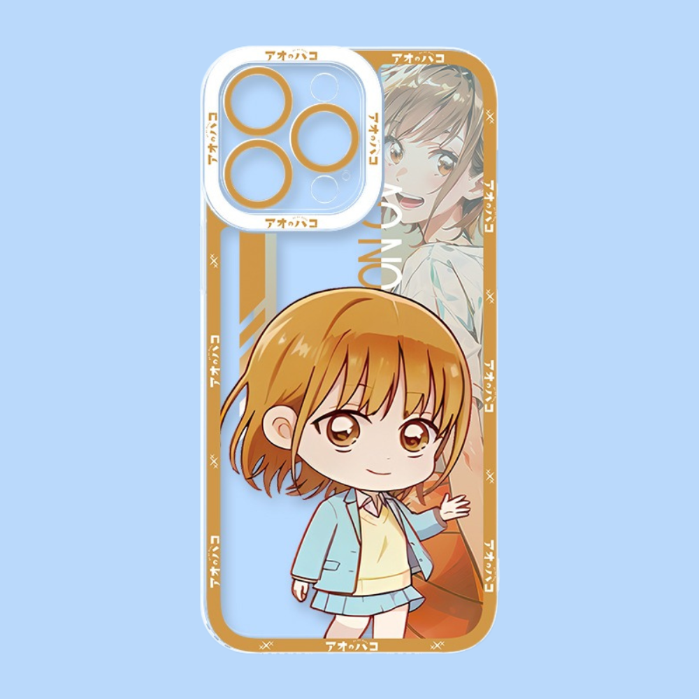 藍箱天使眼透明防摔軟殼