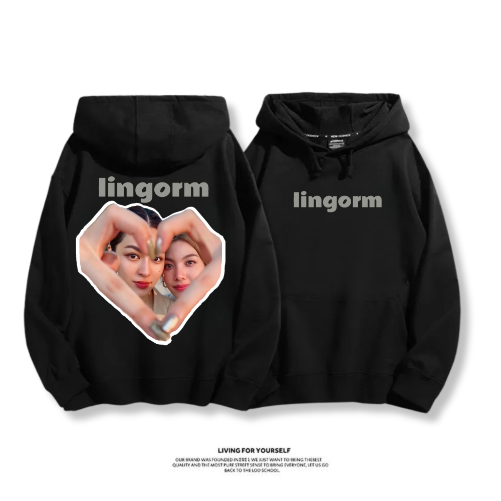 LINGORM 2025秋冬新款 親子情侶男女連帽衛衣