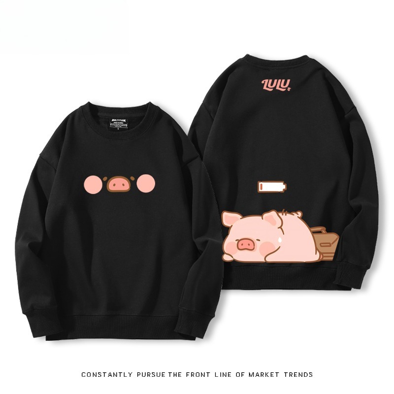 LuLu豬 聯名親子情侶裝 圓領長袖