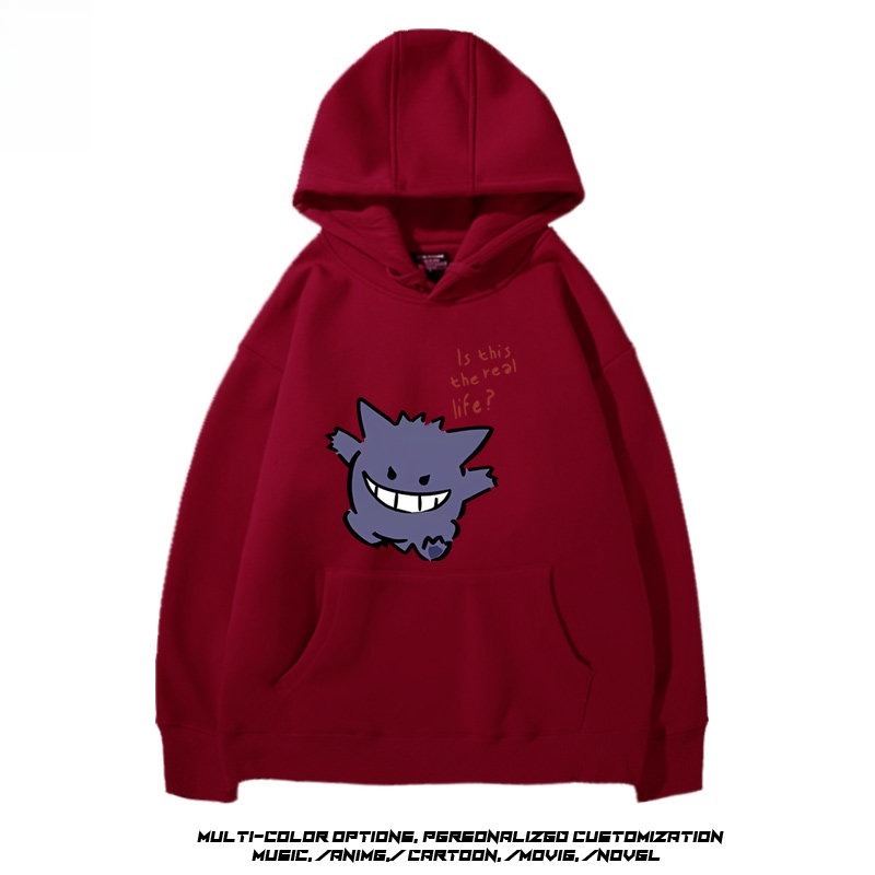 精靈寶可夢 聯名衛衣新款 親子情侶裝連帽衛衣