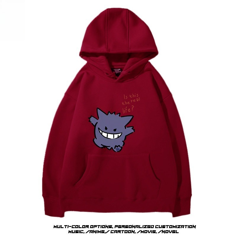 精靈寶可夢 聯名衛衣新款 親子情侶裝連帽衛衣