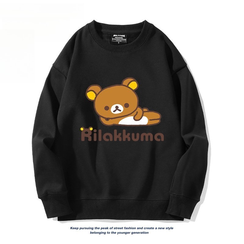 日系拉拉熊 聯名親子情侶裝 圓領長袖