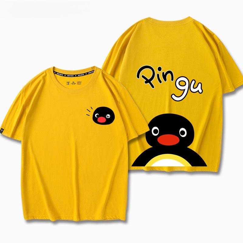 企鵝家族Pingu 印花短袖T恤